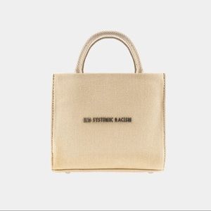 BRANDON BLACKWOOD “END SYSTEMIC RACISM” BAG